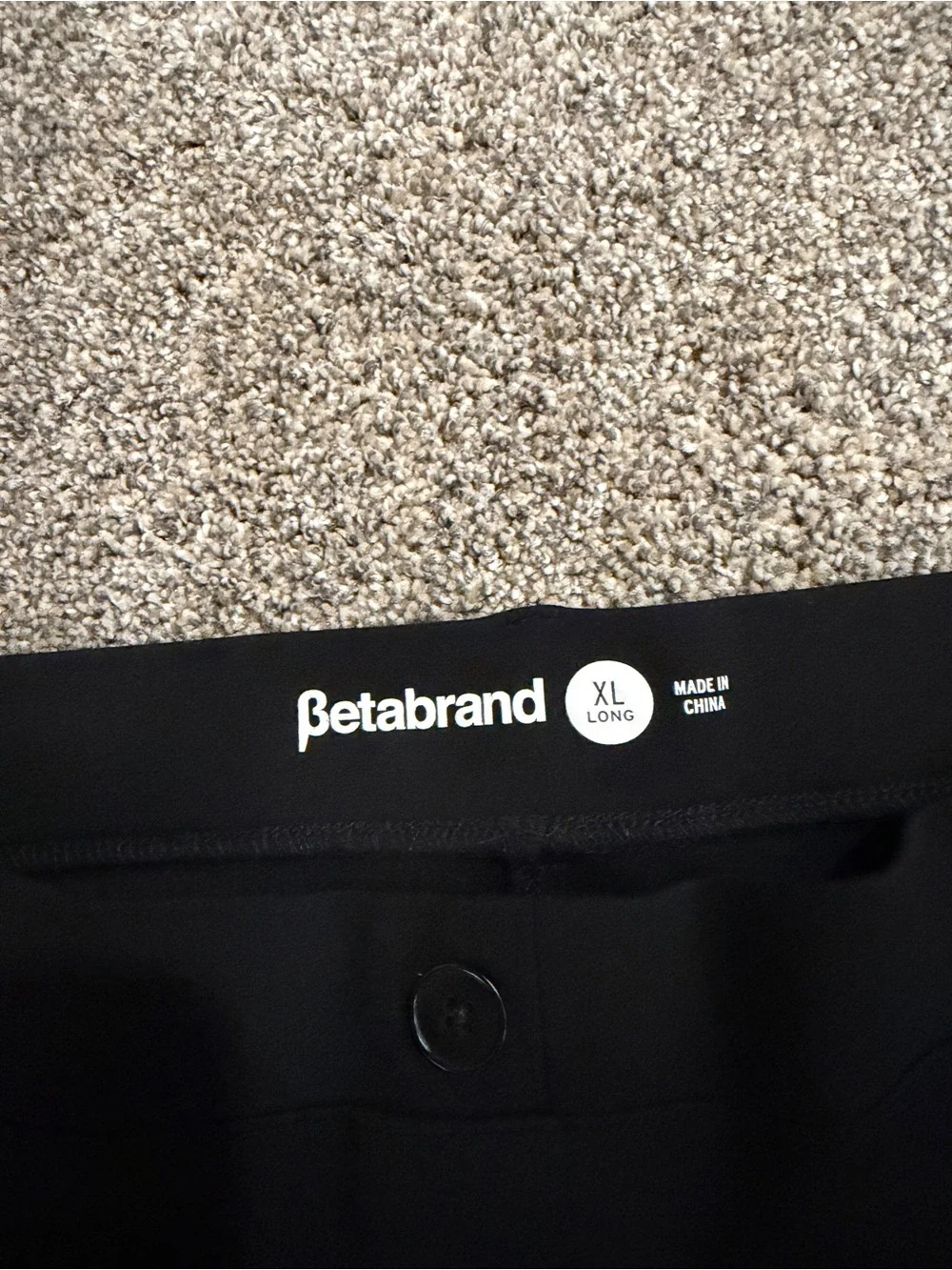 Betabrand Black Waistband Dress Pants